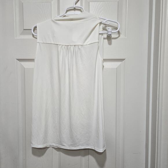 Tommy Hilfiger Ivory Sleeveless Blouse Size Small NWT - Picture 11 of 11